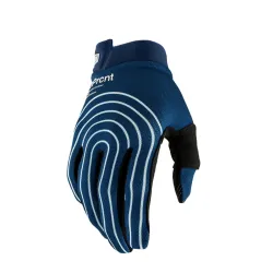 100%, ITRACK Gloves Rewound Navy, ADULT, BLUE
