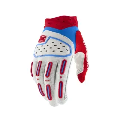 100%, AIRMATIC 2 Gloves Red/White/Blue, ADULT, BLUE RED WHITE