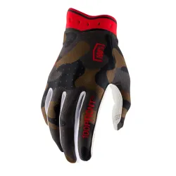 100%, ITRACK Gloves Camo, ADULT, CAMO