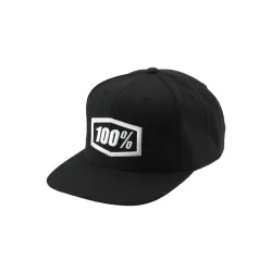 100%, ICON Youth Snapback Cap Black - OS, KID, BLACK