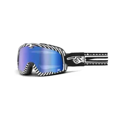 100%, BARSTOW Goggle Death Spray - Mirror Blue Lens, ADULT