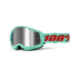 100%, STRATA 2 Goggle Maupiti - Mirror Silver Lens, ADULT