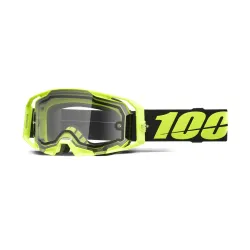 100%, ARmatic™ ENDURO MOTO Dual Pane Goggle Neon Yellow - Clear Lens