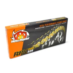 Moto-Master, Chain  X-Ring RPX Gold, Adventure/Street, 120 Link, 525