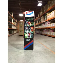 100%, Floordisplay, paper with 12 pegs
