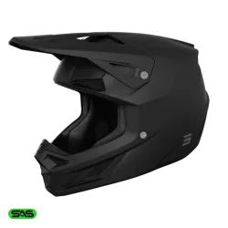 Shot, HELMET SPEED SOLID BLACK, MATT, ADULT
