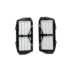 Rtech, Oversized Radiator Louvres Reinforced, WHITE