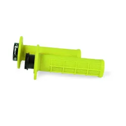 Rtech, R20 LOCK-ON GRIPS HALF WAFFLE, NEON YELLOW