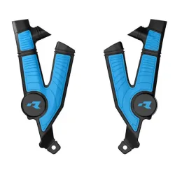 Rtech, Frame Protectors, BLACK BLUE