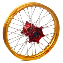 Haan Wheels, Complete Wheel, REAR, 14", GOLD RED